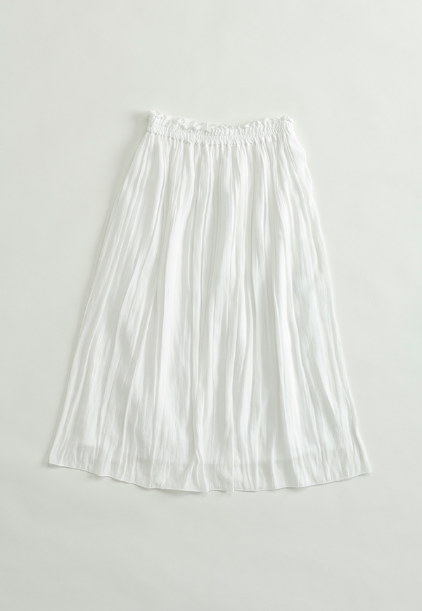 ワッシャープリーツスカート [Washer pleated skirt]